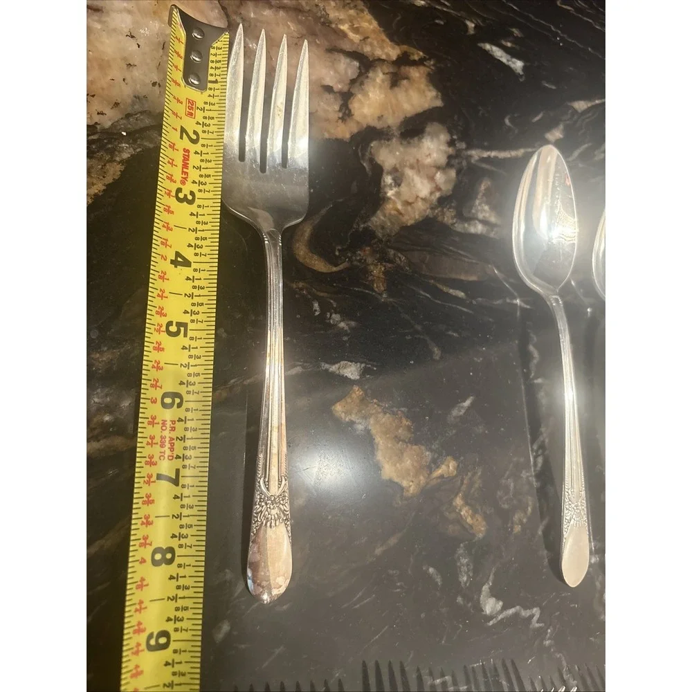 Vintage Wm Rogers IS Silver Plate BELOVED  Flatware Lot